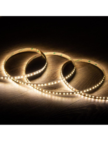 Ruban  LED 12V DC SMD2835 120LED/m 5m IP20 Largeur 8mm Coupe 5cm