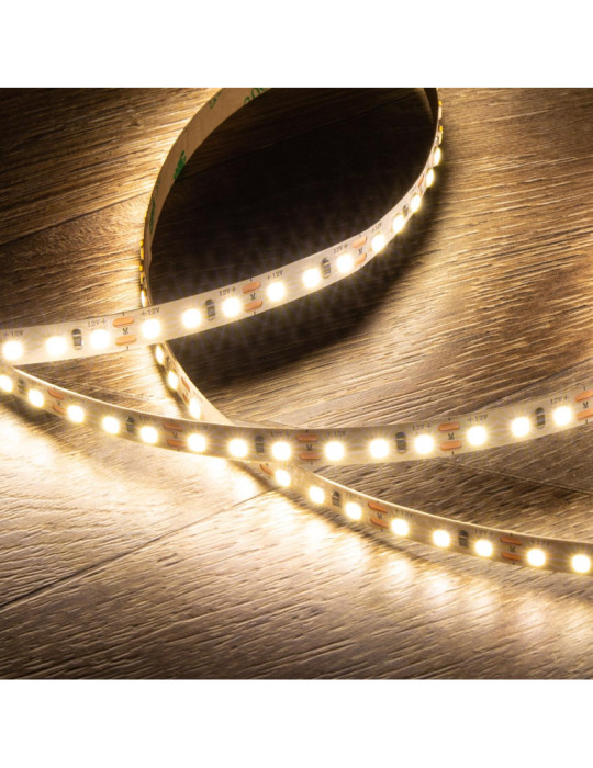 Ruban  LED 12V DC SMD2835 120LED/m 5m IP20 Largeur 8mm Coupe 5cm