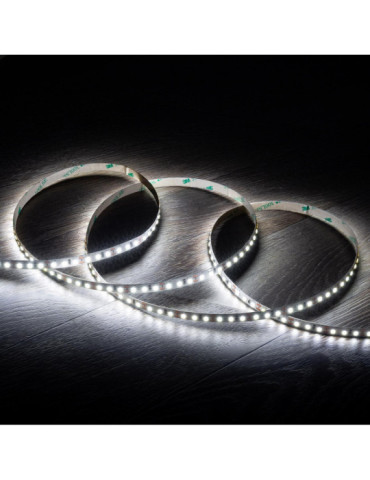 Ruban  LED 12V DC SMD2835 120LED/m 5m IP20 Largeur 8mm Coupe 5cm