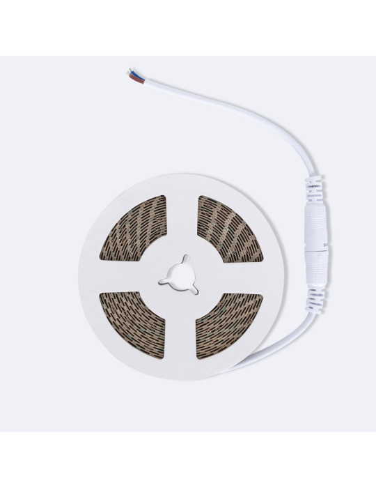 Ruban LED 12V DC SMD2835 120LED/m 5m IP20 Largeur 8mm Coupe 5cm