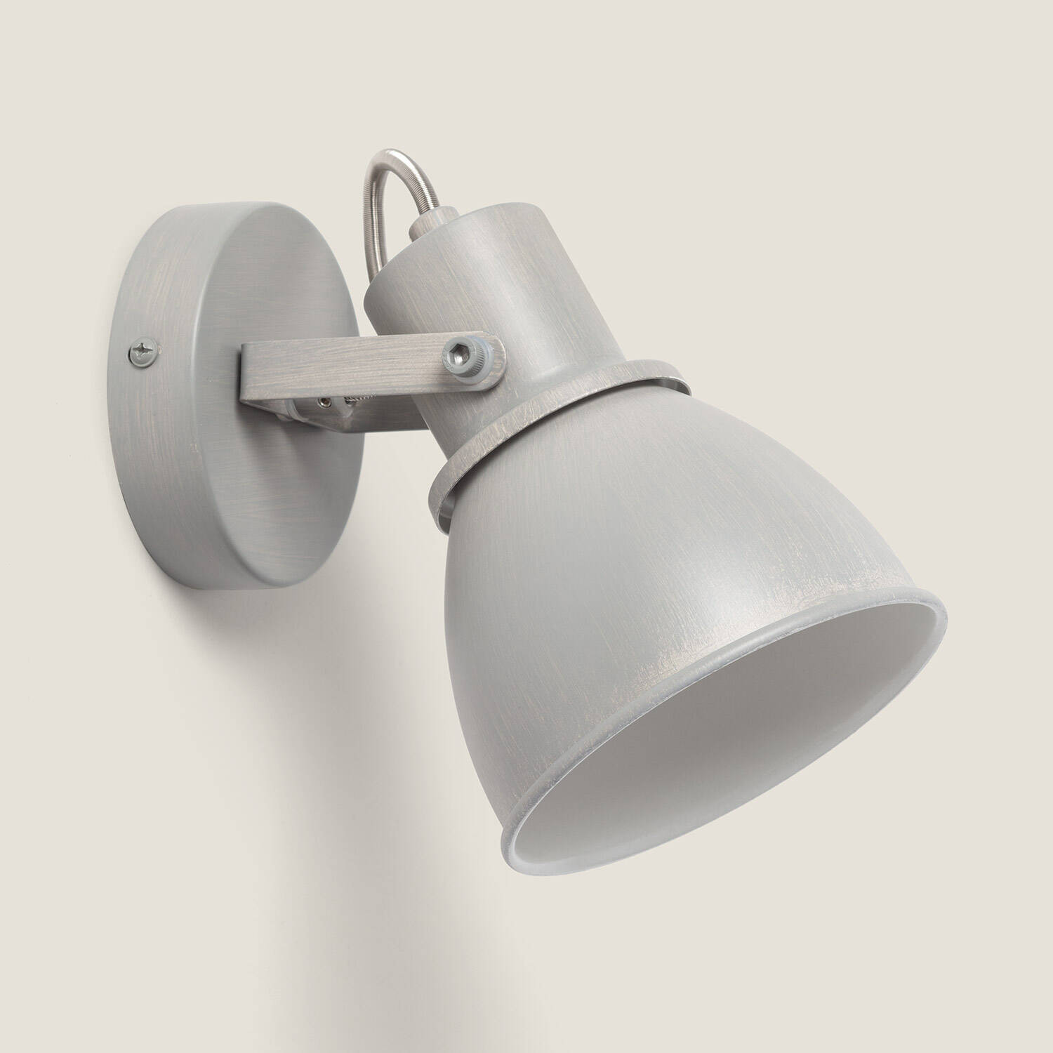 Lampe Murale Orientable Aluminium Emery 1 Spot Gris
