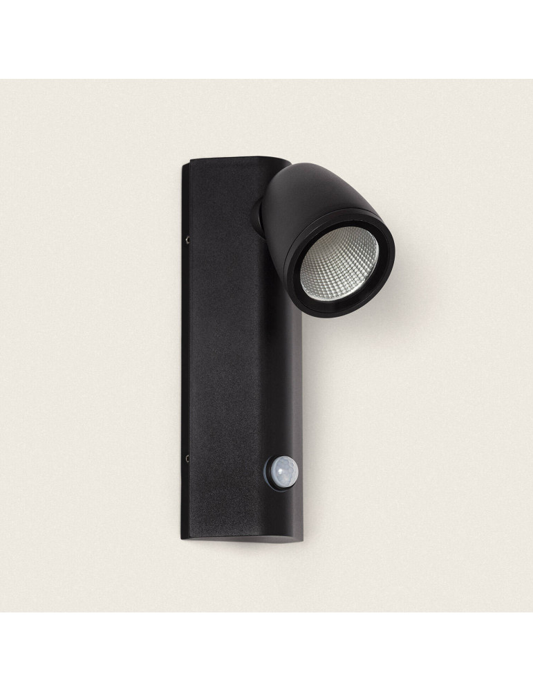 Applique Murale Extérieure LED 6W Aluminium avec Détecteur de Mouvement Abel