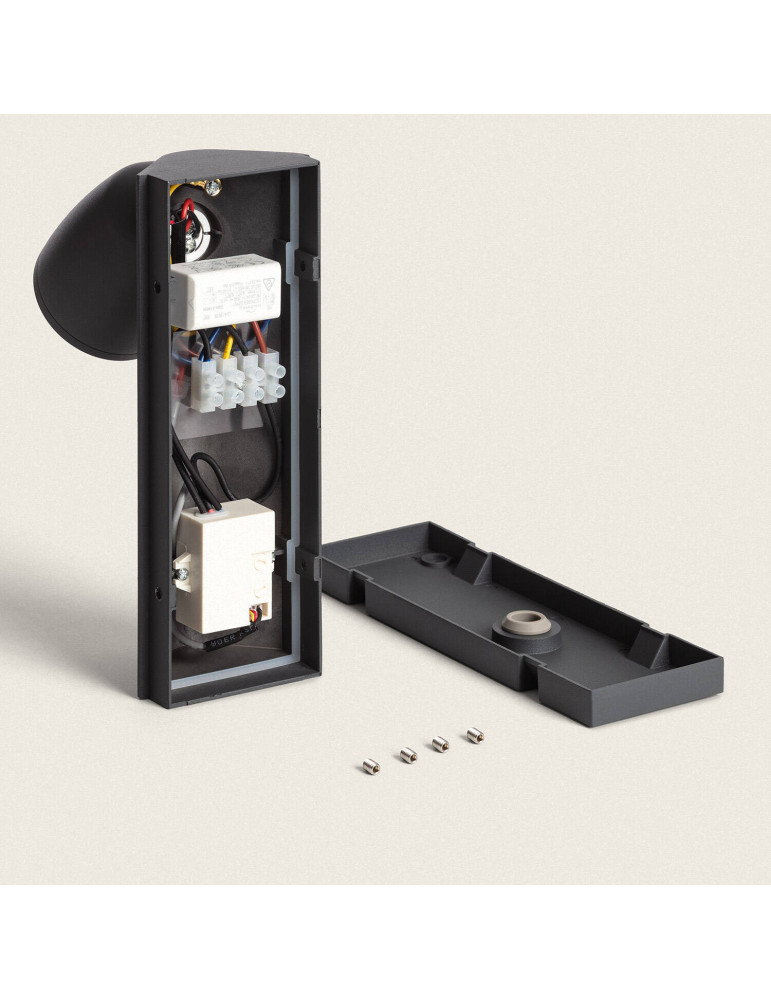 Applique Murale Extérieure LED 6W Aluminium avec Détecteur de Mouvement Abel