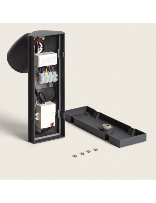 Applique Murale Extérieure LED 6W Aluminium avec Détecteur de Mouvement Abel