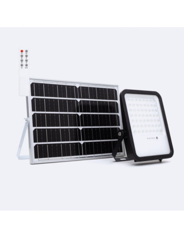 Projecteur Solaire Extérieur LED Nurda 20W 2100 lm IP65 avec Télécommande