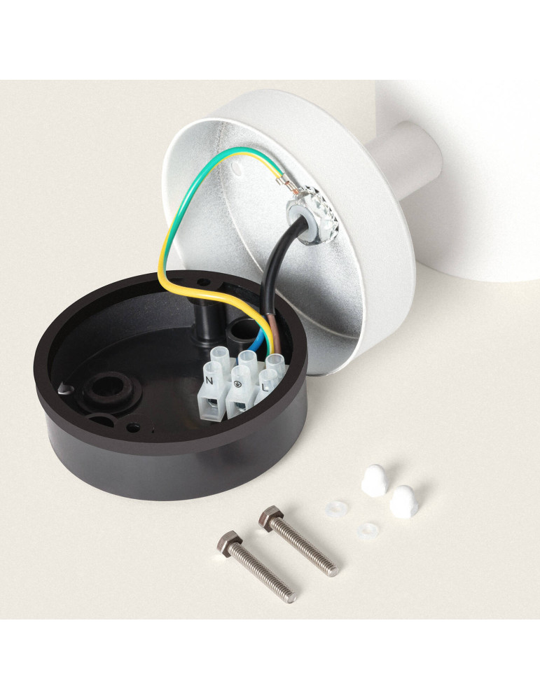 Lampe Murale LED Extérieure 5W Acier Inoxydable Inti White