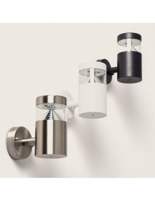 Lampe Murale LED Extérieure 5W Acier Inoxydable Inti White