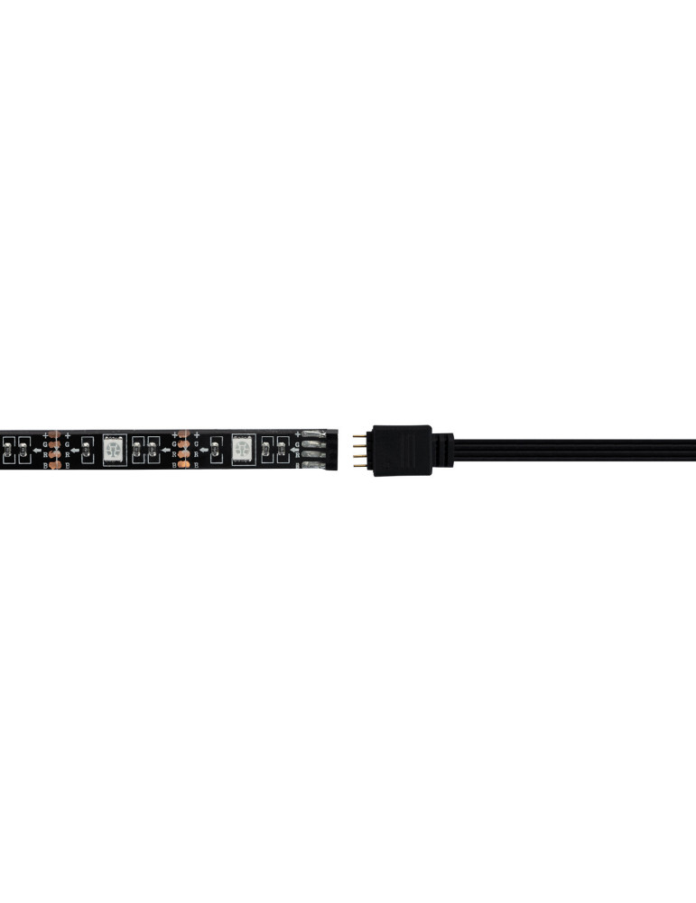 Kit Tira LED 5V DC 30LED/m con USB para Televisión 2m IP65