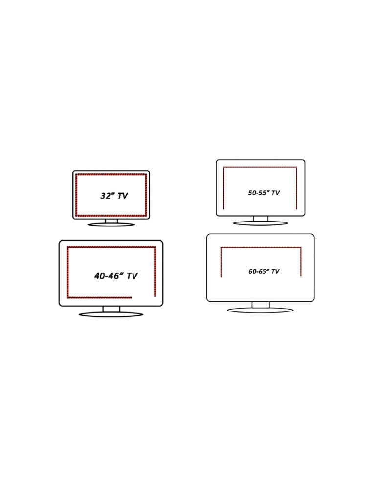 Kit Tira LED 5V DC 30LED/m con USB para Televisión 2m IP65