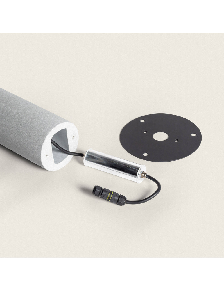 Balise Extérieure LED Dimmable 4.5W Ciment Tervin 75 cm