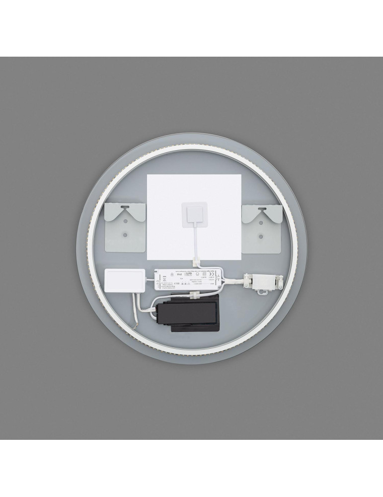 Miroir Salle de Bain avec Éclairage LED Anti-buée Volpe Ø45cm