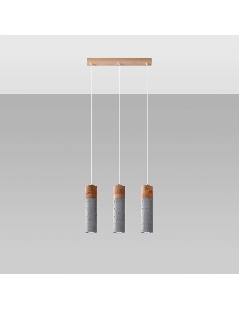 Suspension Béton  Zane 3 SOLLUX