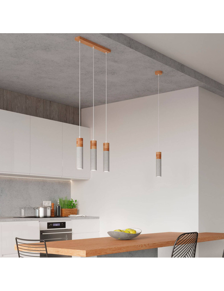 Suspension Béton  Zane 3 SOLLUX