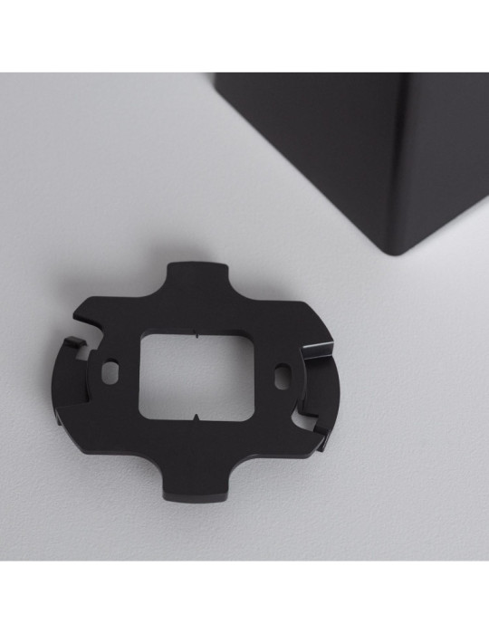 Plafonnier Space Carré Noir avec Ampoule GU10