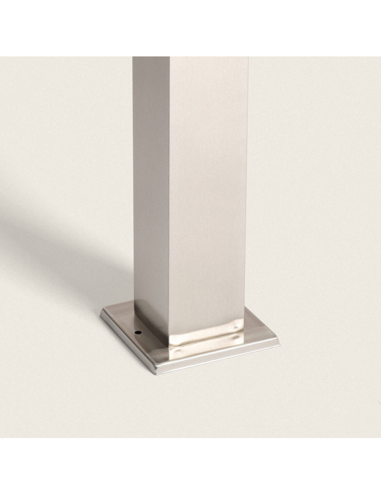 Balise Extérieure sur Pied Solaire LED 5W 50cm Aluminium avec Détecteur de Mouvement Barton Square