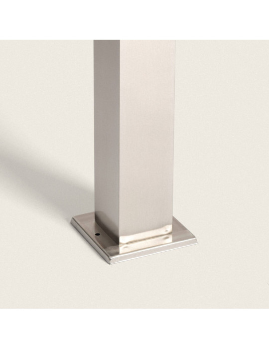 Balise Extérieure sur Pied Solaire LED 5W 50cm Aluminium avec Détecteur de Mouvement Barton Square