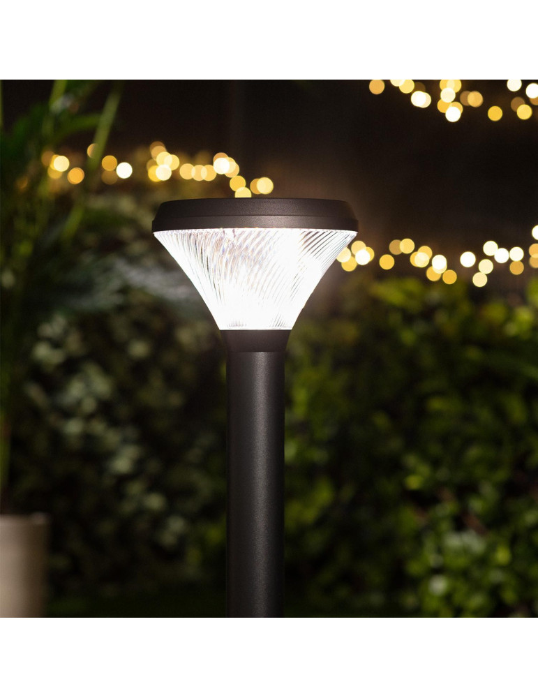 Balise LED Solaire Extérieure 1.5W en Saillie sur Pied 60cm Pilote
