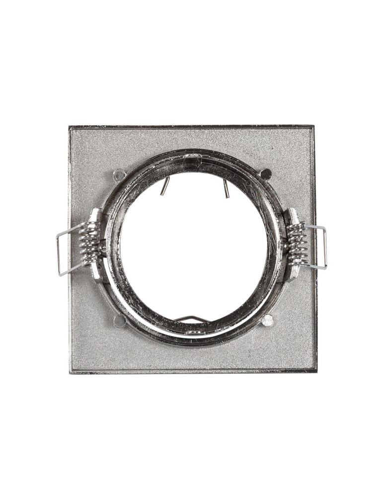 Collerette Downlight Carrée Orientable pour Ampoule GU10/GU5.3 Coupe Ø 72mm