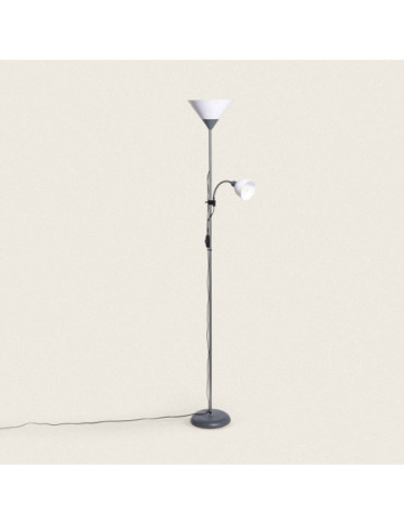 Lampadaire Métal avec Lumière de Lecture Ander