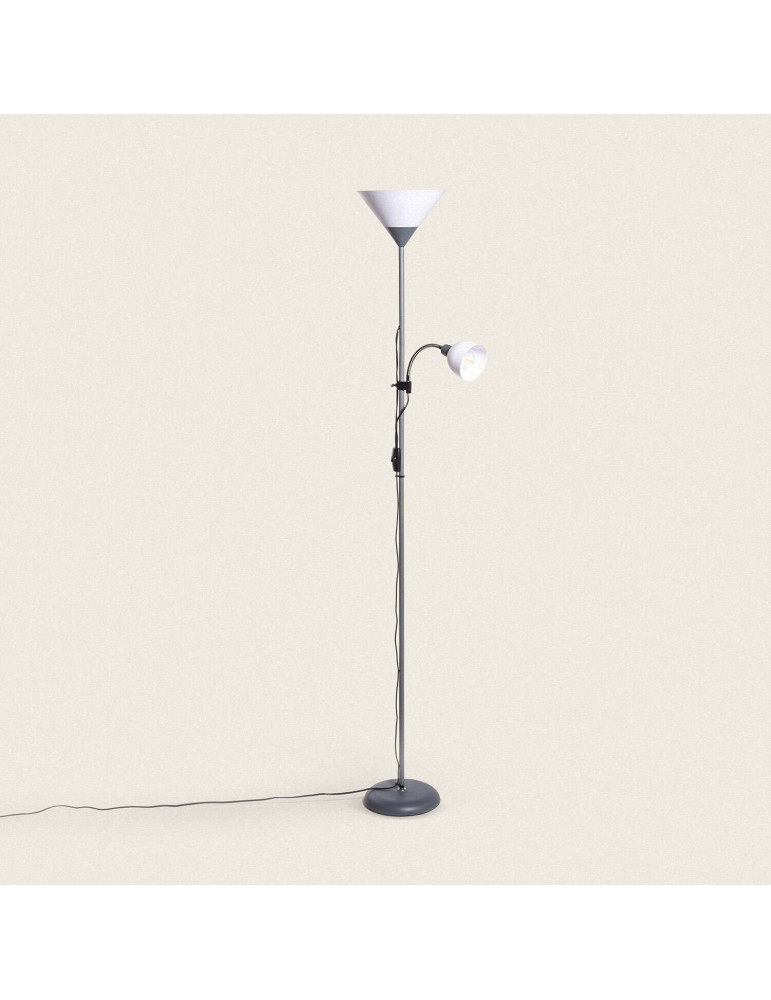 Lampadaire Métal avec Lumière de Lecture Ander Lampadaire Métal avec Lumière de Lecture Ander