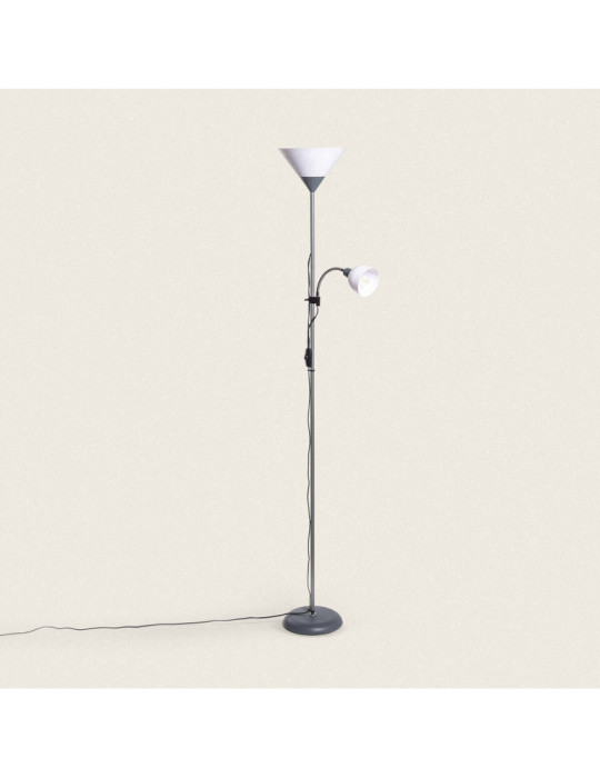 Lampadaire Métal avec Lumière de Lecture Ander Lampadaire Métal avec Lumière de Lecture Ander
