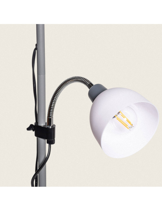 Lampadaire Métal avec Lumière de Lecture Ander