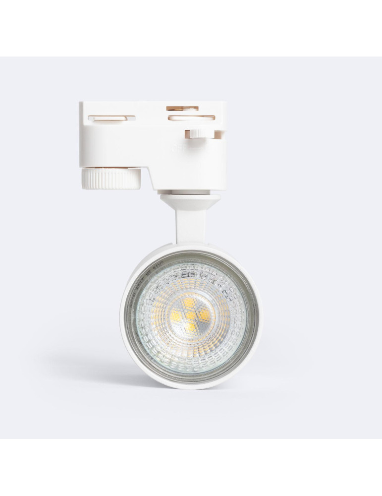 Spot à Douille sur Rail Monophasé Riuk pour Ampoule GU10