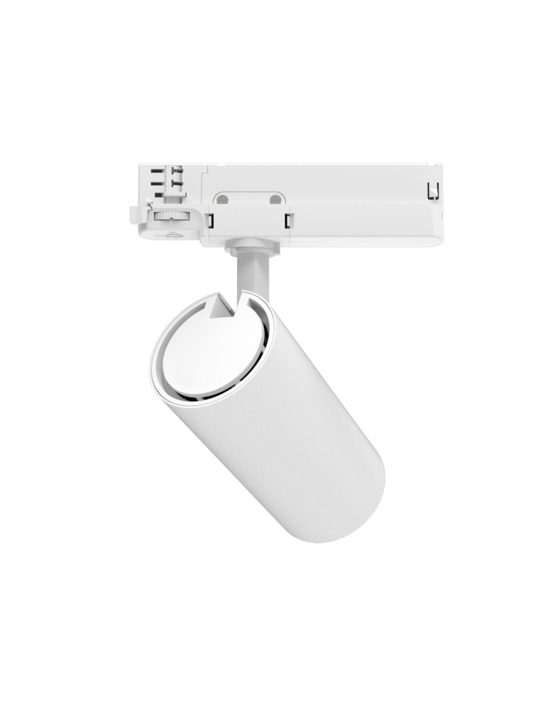 Spot LED sur Rail Triphasé 30W Fasano Dimmable Blanc