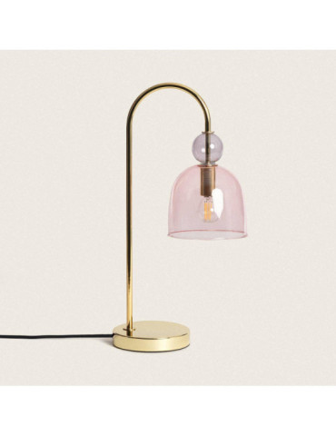 Lampe à Poser Métal et Verre Baudelaire
