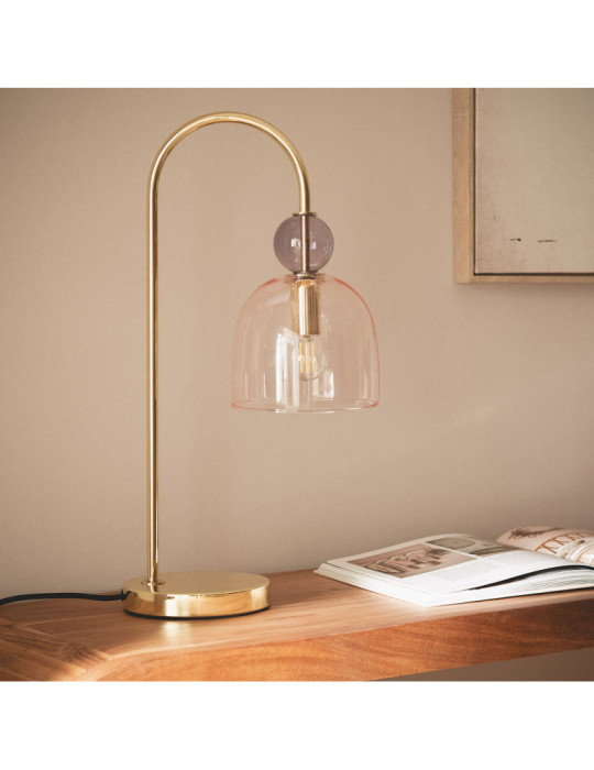 Lampe à Poser Métal et Verre Baudelaire