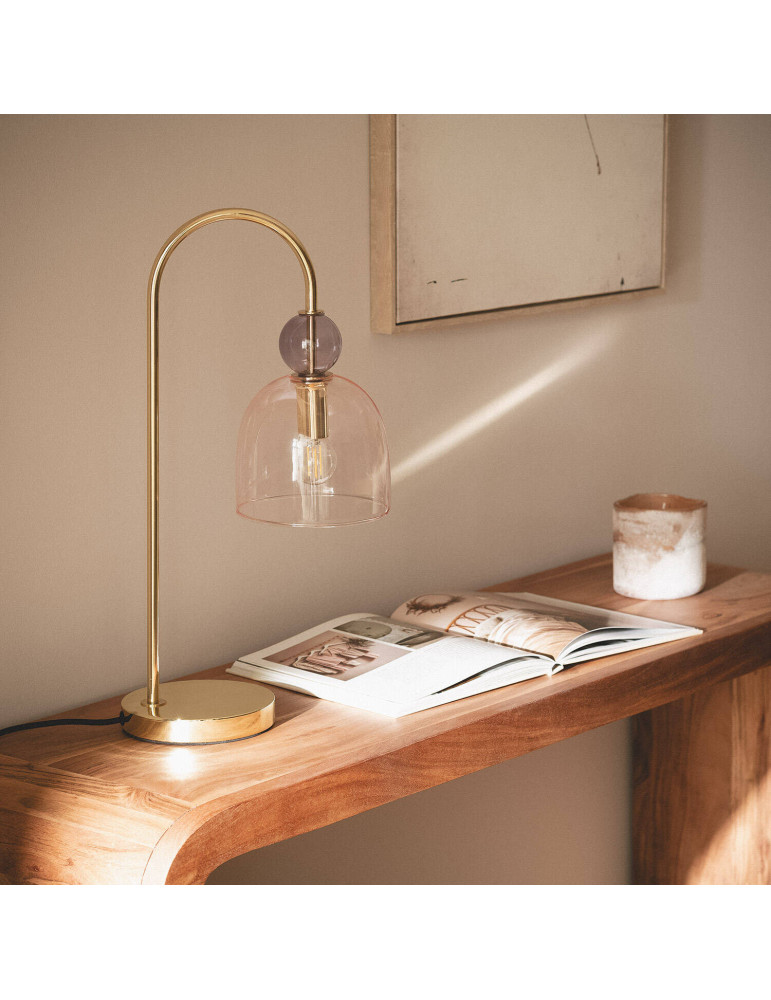 Lampe à Poser Métal et Verre Baudelaire