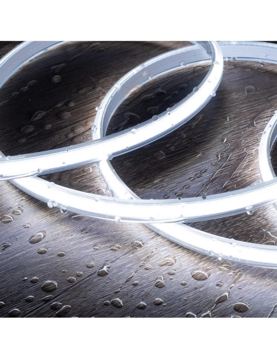 Ruban LED Dimmable 220V COB Auto-redressement 320 LED/m 720 lm/m Largeur 12 mm IP65 coupe 50 cm sur mesure