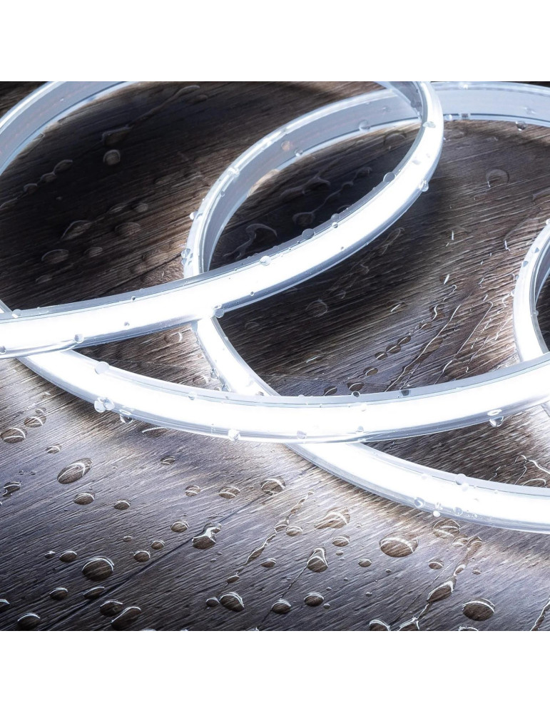 Ruban LED Dimmable 220V COB Auto-redressement 320 LED/m 720 lm/m Largeur 12 mm IP65 coupe 50 cm sur mesure