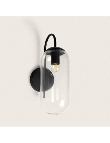 Applique Murale Extérieure Métal et Verre Dubah