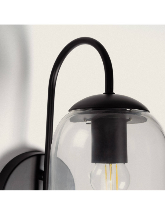 Applique Murale Extérieure Métal et Verre Dubah