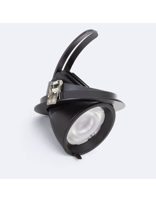 Downlight LED 24W Rond Orientable OSRAM 120lm/W LIFUD Coupe Ø 170 mm Noir Downlight LED 24W Rond Orientable OSRAM 120lm/W LIFUD Coupe Ø 170 mm Noir