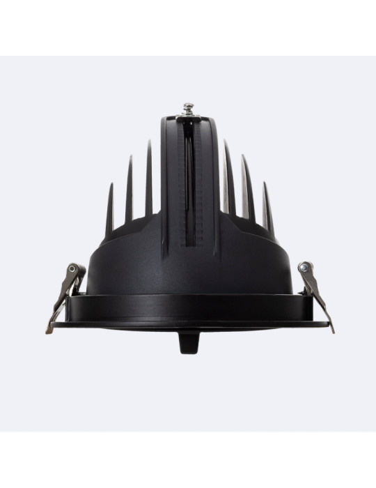 Downlight LED 24W Rond Orientable OSRAM 120lm/W LIFUD Coupe Ø 170 mm Noir