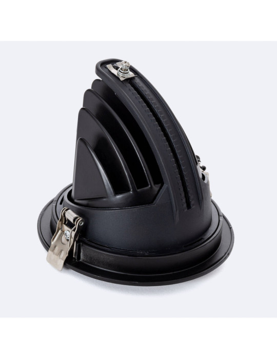 Downlight LED 24W Rond Orientable OSRAM 120lm/W LIFUD Coupe Ø 170 mm Noir