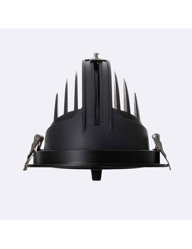 Downlight LED 24W Rond Orientable OSRAM 120lm/W LIFUD Coupe Ø 170 mm Noir