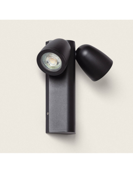 Applique Murale Extérieure Aluminium Abel Deux Spots