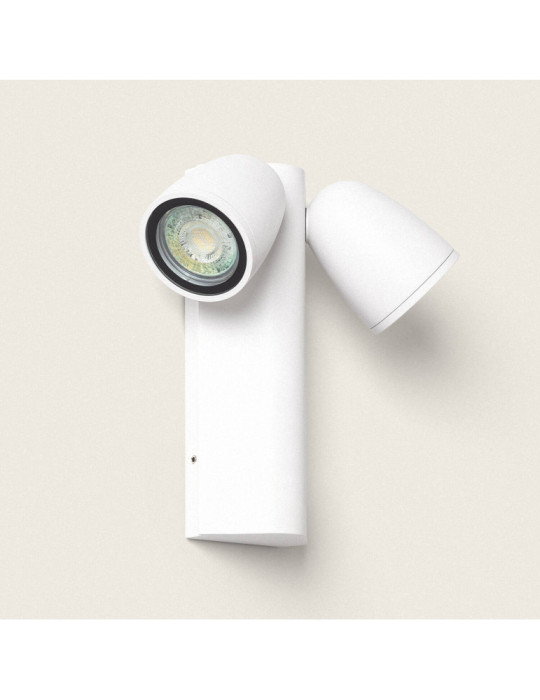 Applique Murale Extérieure Aluminium Abel Deux Spots