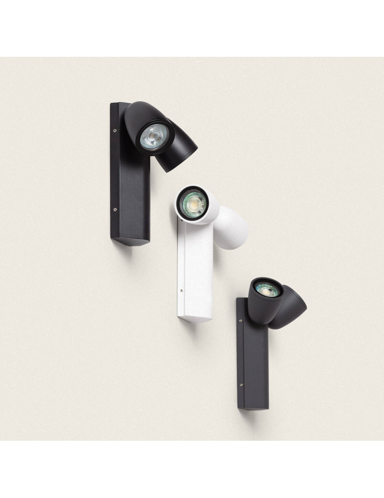 Applique Murale Extérieure Aluminium Abel Deux Spots