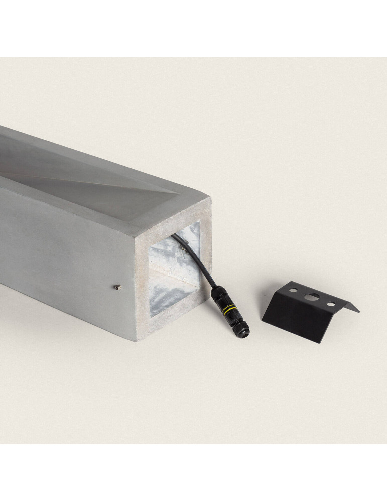 Balise Extérieure LED Dimmable 6W Ciment Lumixa 63 cm