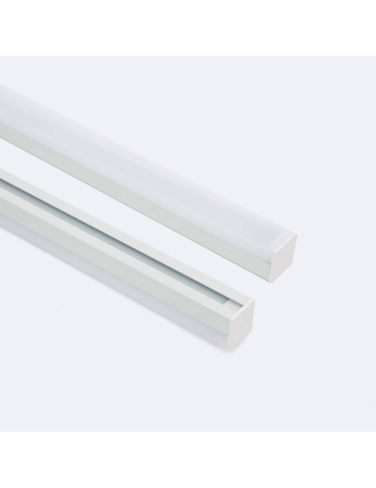 Profilé Aluminium Suspendu 2m pour Ruban LED jusqu'à 17 mm