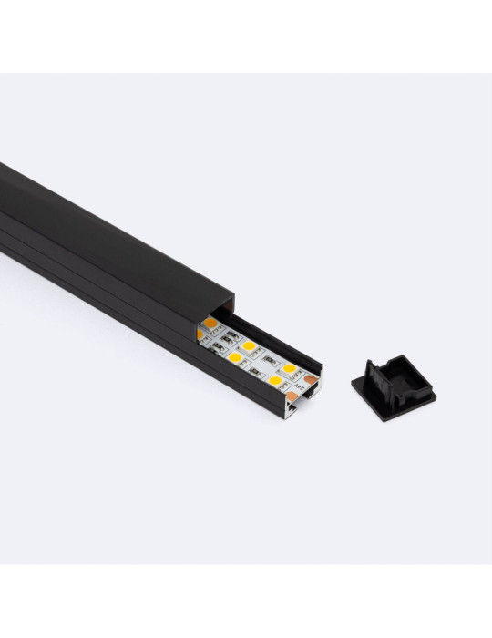 Profilé Aluminium Suspendu 2m pour Ruban LED jusqu'à 17 mm