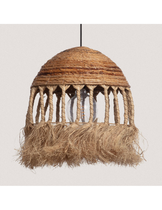 Suspension Rotin et Ramie Sibu ILUZZIA