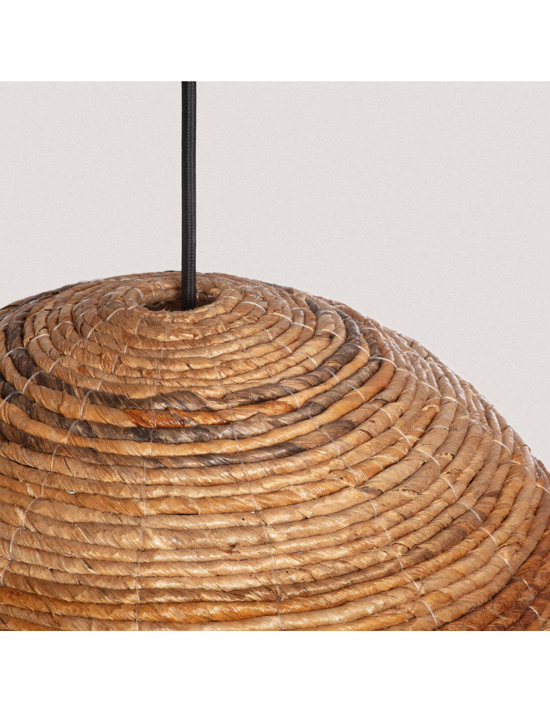 Suspension Rotin et Ramie Sibu ILUZZIA