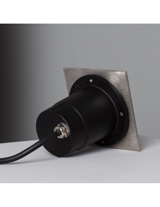Spot Extérieur Carré Inox Encastrable au Sol pour GU10