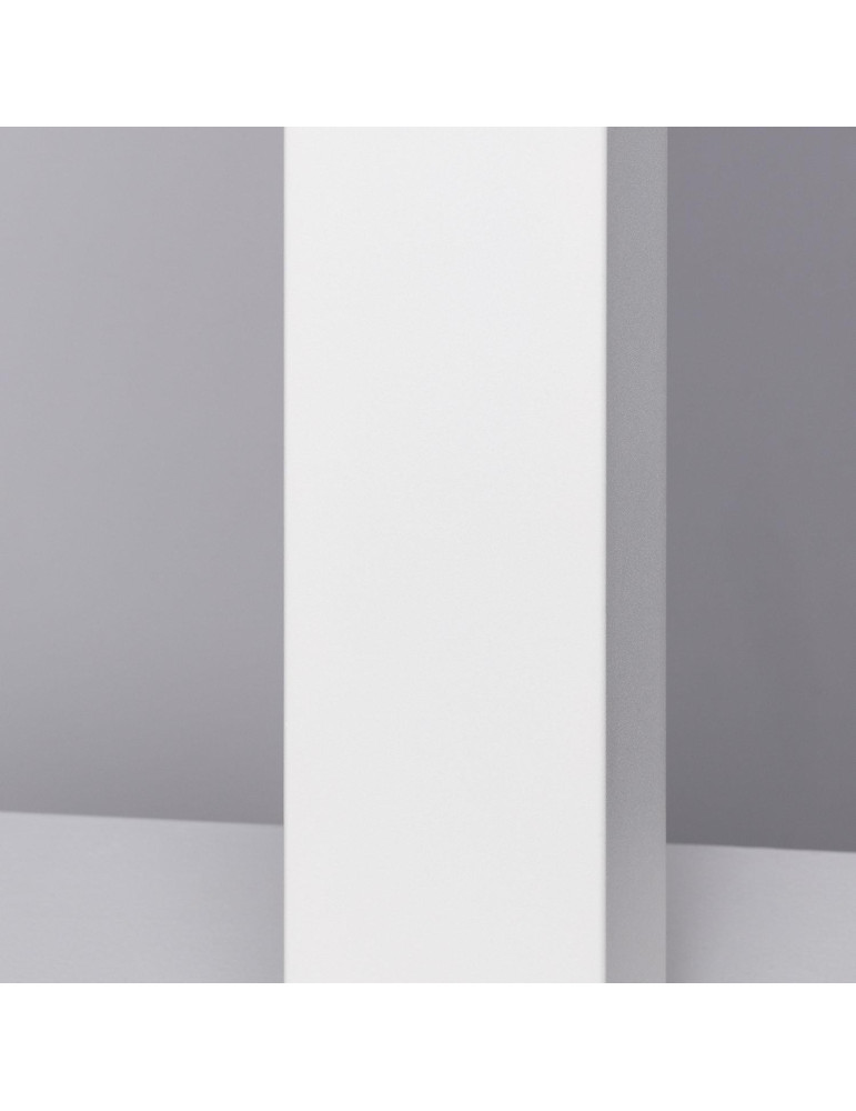 Balise Extérieure en Saillie sur Pied 74cm Augusta Blanche