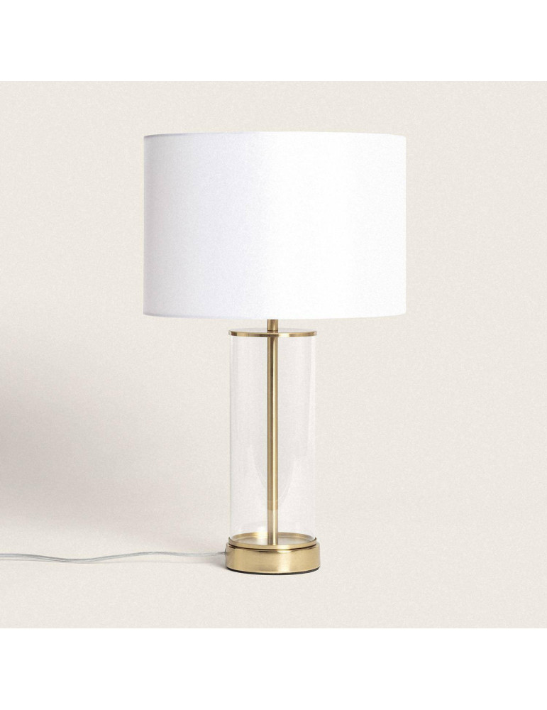 Lampe à Poser Métal et Verre Malta avec Interrupteur Tactile